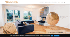 Desktop Screenshot of domke-parkett.de